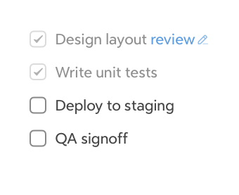 Checkboxes and Todos support in Lettera